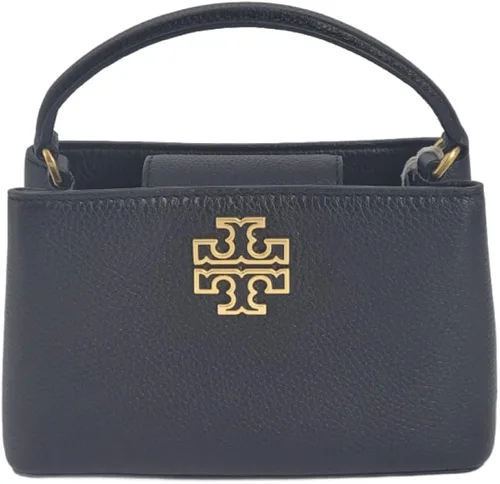 Vista 2 de Tory Burch 145357 Britten Black With Gold Hardware - Bolso micro para mujer, Negro