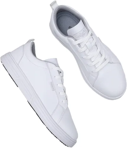 Vista 4 de Zapatos de trabajo antideslizantes para hombre y mujer, zapatos de enfermería antideslizantes para servicio de alimentos