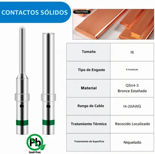 Vista 5 de Nilight Kit de conectores DT de 2 pines, 3 juegos de tamaño 16 contactos sólidos, terminal macho hembra impermeable para conectores de la serie DT