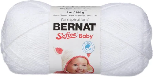 Vista 37 de Bernat Softee Baby Cotton Aqua Mist - Ovillo de lana para bebé, paquete de 3 unidades de 4.25 onzas, mezcla, 3 DK (ligero), 254 yardas