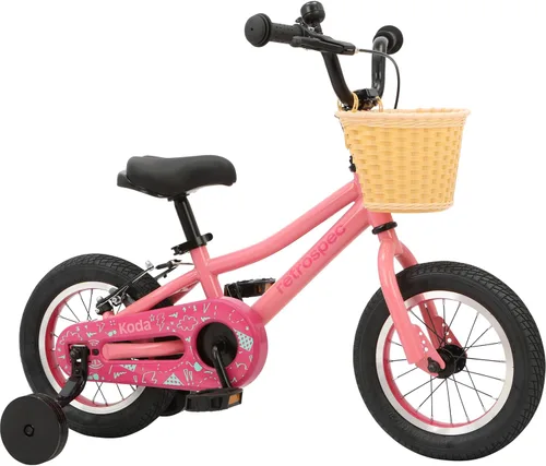 Vista 8 de Retrospec Koda Plus Kids Bike for Boys & Girls Ages 2-3 Years - Children's Bicycle, Adjustable Seat & Handlebars, Removable Training Wheels, Front