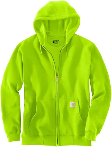 Vista 10 de Carhartt - Sudadera holgada de peso medio con cremallera completa para hombre Negro