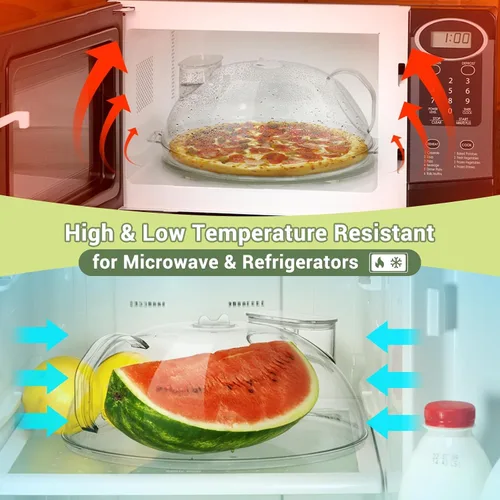 Vista 2 de Mango integrado transparente de vapor de agua con cubierta