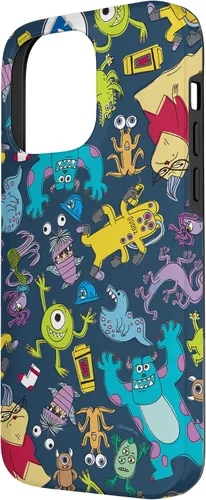 Vista 2 de Funda para iPhone 14 Pro Max Disney PIXAR Monsters Inc. Scare Crew