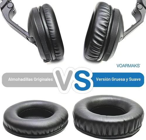 Vista 3 de Elegantes opciones de color para DJ, almohadillas de espuma compatibles con Pioneer Hdj-X5 X5bt Hdj-X7 X7bt Hdj-X10 Dj auriculares