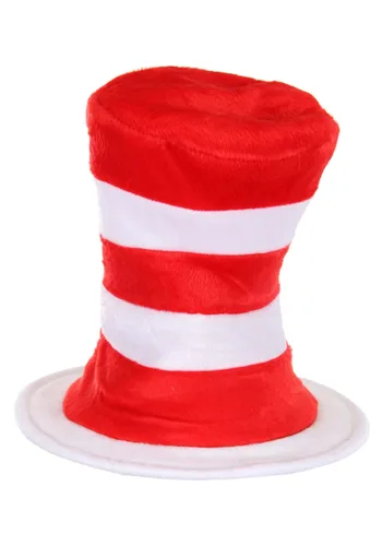 Vista 4 de Sombrero de disfraz deluxe de peluche Gato en el Sombrero de Dr. Seuss Multicolor