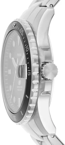 Vista 2 de Fossil Reloj casual de cuarzo azul para hombre inspirado en buceo