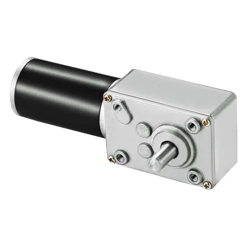 Vista 8 de DC 12V 60RPM 15.4 lbs.cm 0.315 in doble eje motor de engranaje helicoidal reversible con cable, motor de reducción de alta velocidad de par, motor