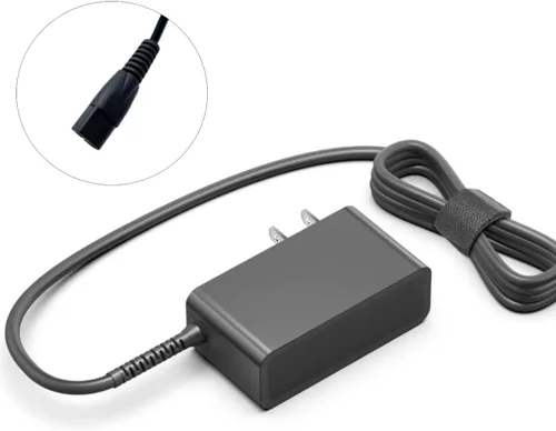Vista 2 de Adaptador de CA de 2 clavijas compatible con Tacklife HJ1103J Cargador de cable de fuente de alimentación robótico automático inalámbrico
