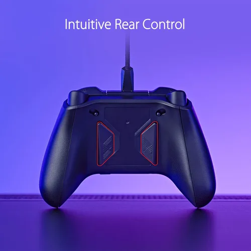 Vista 2 de ASUS ROG Raikiri officially licensed Xbox controller, remappable buttons & triggers, 2 rear buttons, step & linear triggers, adjustable joystick