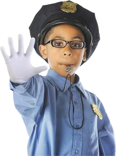Vista 2 de SATINIOR 8 pares de guantes de disfraz blancos para niños, guantes de vestir formales, guantes de uniforme para niños y niñas, espectáculo de arte
