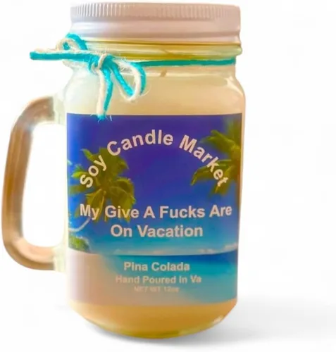 Vista 106 de Velas perfumadas de soja Velas hechas a mano y altamente aromáticas que queman hasta 85 horas en tarro de cristal, perfectas para decoración