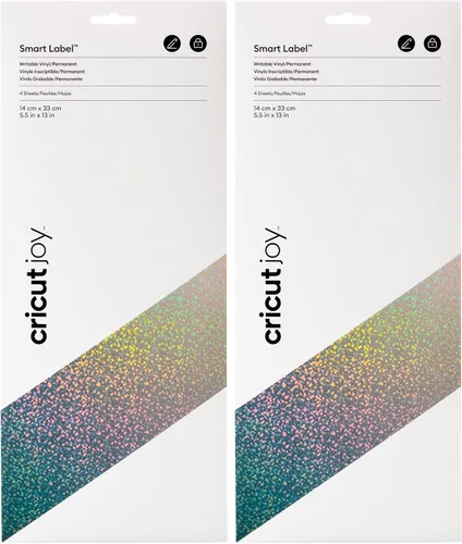 Vista 7 de Cricut Joy Smart Label - Vinilo para escribir, permanente, holográfico plateado