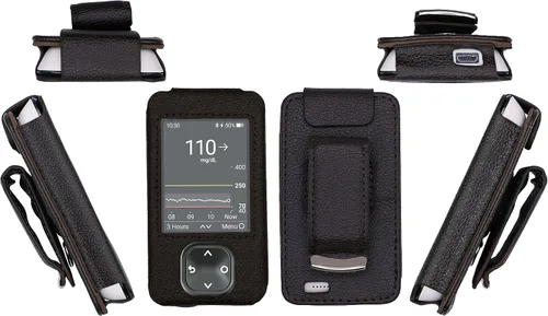 Vista 8 de Funda Premium (con clip para cinturón/cordón) para Dexcom G7 (negro)