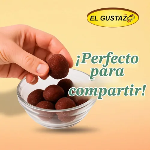 Vista 4 de El Gustazo Caramelos de bolas de tamarindo, Dulce de Tamarindo Natural, sabor dulce y picante, paquete de 8 onzas