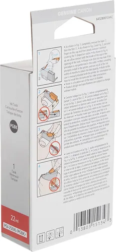 Vista 3 de Canon PGI-250XL PGBK compatible con iP7220, iX6820, MG5420, MG5520, MG6420, MG5620, MG6620, MX922, MX722, iP8720, MG6320, MG7120, MG777. Impresión