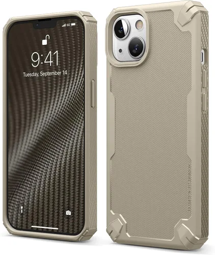 Vista 8 de elago Armor - Funda compatible con iPhone 13 de 6.1 pulgadas, funda protectora resistente, textura de fibra de carbono, diseño resistente a prueba