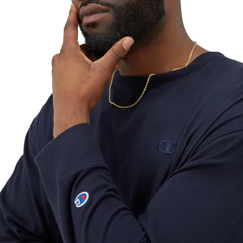 Vista 5 de Champion, Classic and Comfortable Tee, Long-Sleeve T-Shirt for Men (Reg. Or Big & Tall)