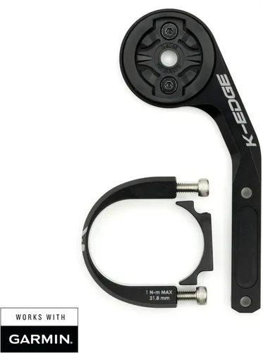 Vista 3 de K-Edge Soporte deportivo para ordenadores de ciclismo Garmin (negro)