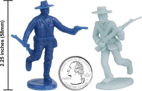 Vista 3 de BMC The Rough Riders Charge Up San Juan Hill - Figuras de soldado de 32 piezas
