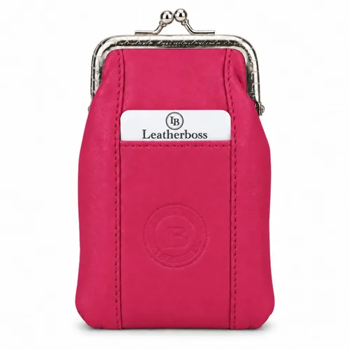 Vista 13 de Funda para cajetilla de cigarrillos de cuero con bolsillo para mechero, regular o 100 unidades, de Leatherboss (negro)