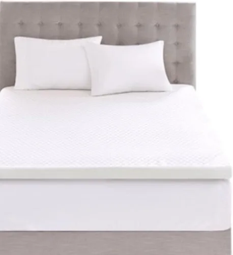 Vista 2 de Sleep Philosophy - Protector de colchón de espuma viscoelástica con gel, apto para todas las estaciones, lujoso e hipoalergénico