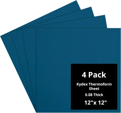 Vista 77 de Kydex Sheets - Solid Color DIY Kit for Crafting Holsters, Sheaths, and Mag Pouches - (8x8, 8x12, 12x12), Premium Thermoform Sheets - Thick, Durable