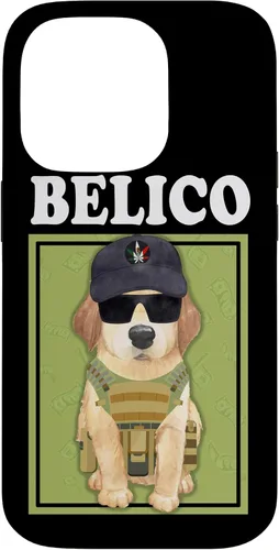 Vista 17 de Funda para iPhone 16 Perrito Belico Funny Mexican Corridos Belicos
