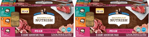 Vista 10 de Nutrish Peak Protein - Paquete variado de alimentos húmedos para perros, alto en proteínas, sin granos, tazas de 3.5 onzas (paquete de 9), 2