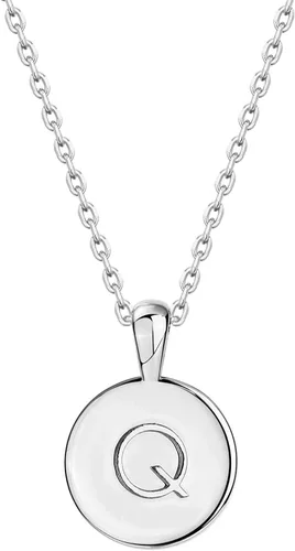 Vista 40 de PAVOI - Collar con dije de letra inicial chapado en oro de 14 quilates para mujer Collar con inicial alfabética de oro