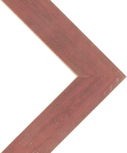 Vista 4 de Millbrook Collection - Portarretratos de madera country chic, paquete de 3, 8 x 10 pulgadas, color rojo Alabama, estrecho, molduras de madera maciza