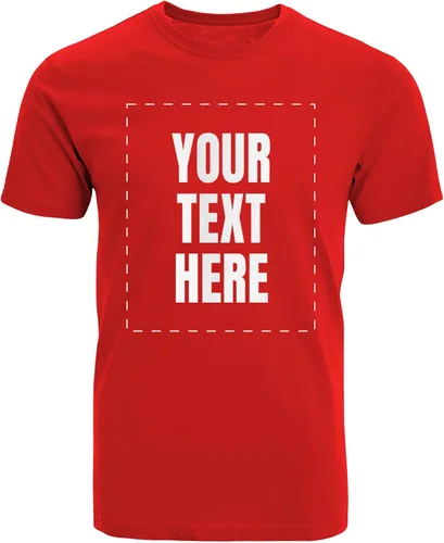 Vista 19 de GotPrint Camisa personalizada para hombres, mujeres, añade tu propio texto, camisetas personalizables, camiseta personalizable en la parte delantera