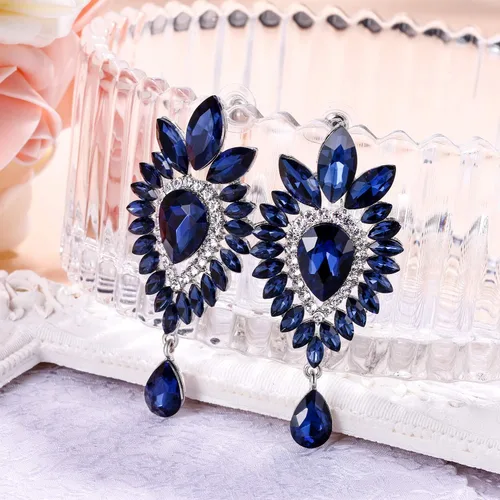 Vista 3 de BriLove Pulsera elástica para mujer, diseño de hojas con forma de marquesa.