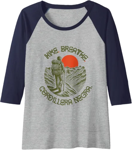 Vista 5 de Mountaineering - Camiseta de béisbol raglán Cordillera Negra