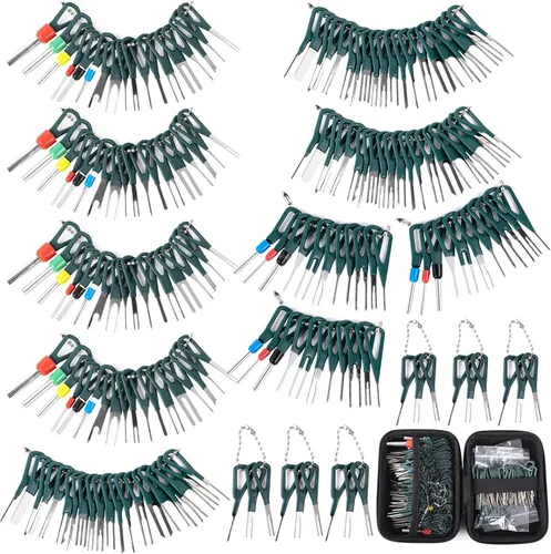 Vista 11 de Kikerike Kit de herramientas de extracción de terminales, 139 piezas, herramienta de desfilado, conector eléctrico, kit de herramientas