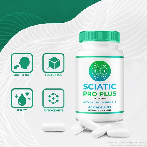 Vista 5 de Sciatic Pro Plus Cápsulas (5 unidades) – Fórmula de apoyo para la neuropatía y la salud nerviosa premium con ingredientes naturales SciaticPro +