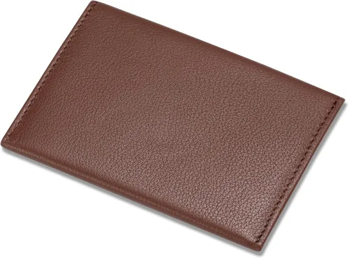 Vista 9 de HISCOW Estuche para tarjetas de visita con cierre magnético - Piel de becerro italiana, café