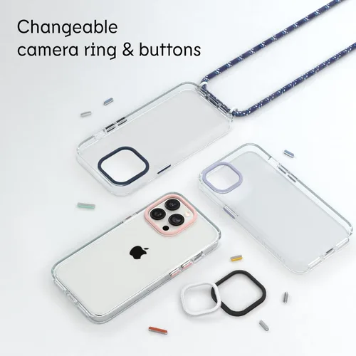 Vista 4 de RhinoShield Funda transparente compatible con iPhone 13 Pro, resistencia avanzada al amarilleo, alta transparencia, funda protectora