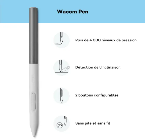 Vista 5 de Wacom ONE M 2023 Pen Tablet Media, W128495236