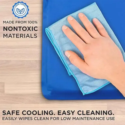 Vista 5 de Paquete de hielo de gel reutilizable para dormir, almohadilla fría, almohadilla de hielo de enfriamiento de la cabeza, almohada fría, alivia dolores