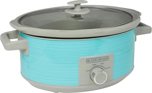 Vista 10 de Black+Decker Olla de cocción lenta con control de dial de 7 cuartos