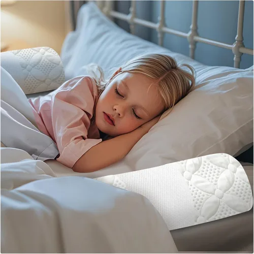 Vista 8 de Asatdd Riel de cama para niños pequeños, riel protector de cama, riel de cama de espuma viscoelástica suave para camas individuales, matrimoniales