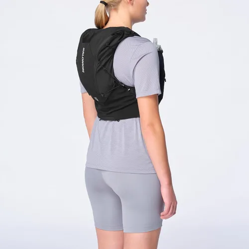 Vista 5 de Salomon Unisex Advance Skin 12 Chaleco de hidratación unisex para trail running de 12 litros Negro