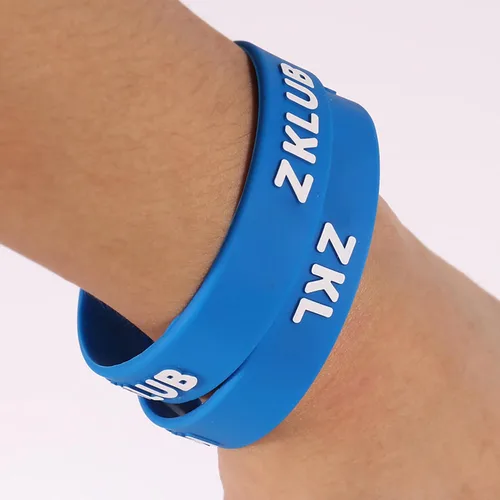 Vista 4 de 10/30/50/100 pulseras de silicona personalizadas para eventos, fiestas, conciencia, pulseras multicolor personalizadas a granel Texto en relieve