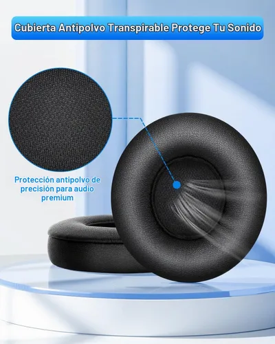Vista 2 de Link Dream - Almohadillas para auriculares Beats Solo 3 y Solo 2, color negro
