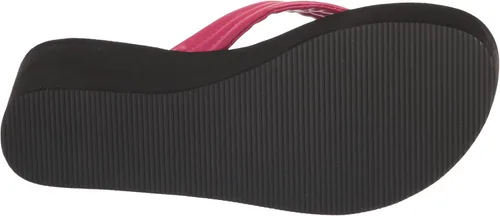 Vista 4 de NINE WEST Sandalias de cuña Spins para mujer, Magenta 650
