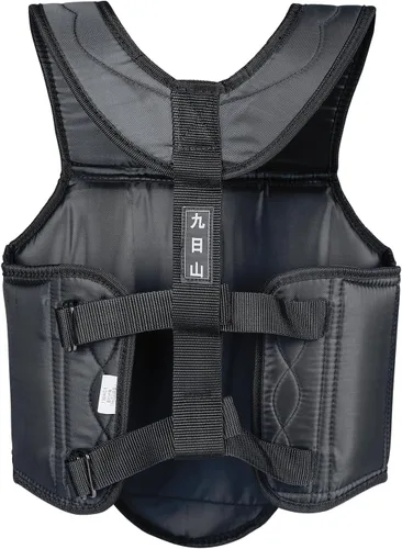 Vista 3 de Wesing - Protector de pecho para artes marciales Muay Thai, boxeo y MMA