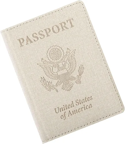 Vista 12 de Funda para pasaporte de vacunación, Azul 2PK