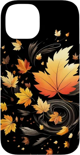 Vista 4 de Fall Season Autumn Leaves Thanksgiving Case for iPhone 17
