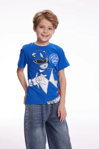 Vista 2 de Power Rangers Paquete de 4 camisetas de manga corta para niños pequeños